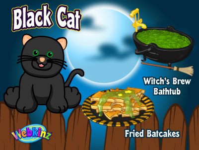 Webkinz black cat
